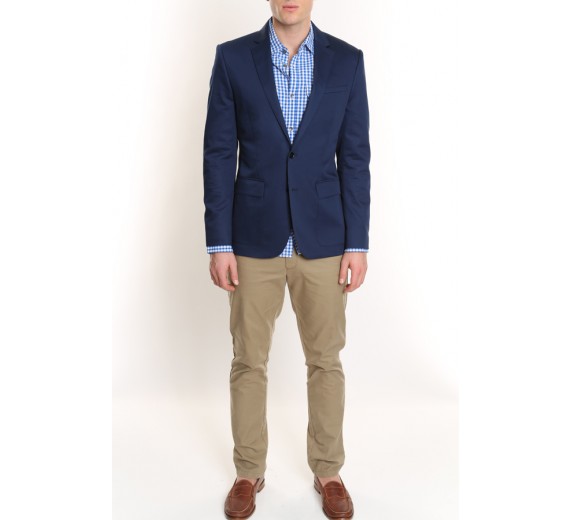 Stretch Cotton Blazer