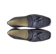 Suede Loafer, Navy